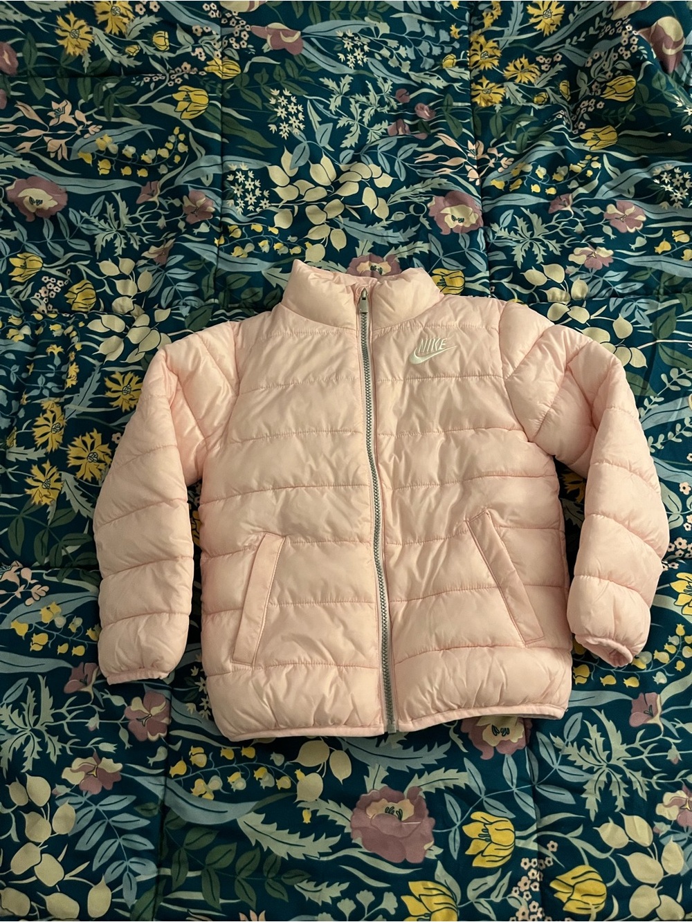 Nike Kids' Light Pink Puffer Jacket Girls Size 6X